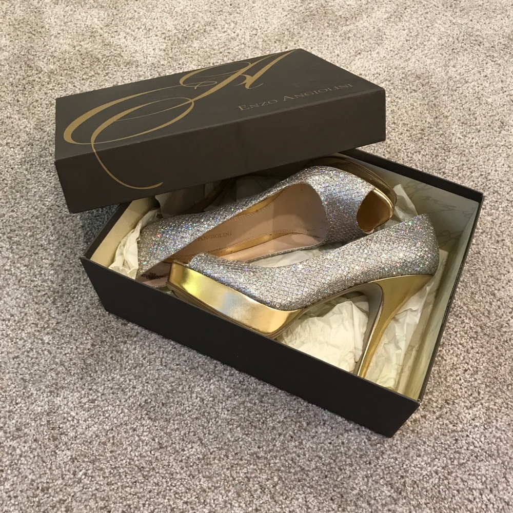 Sparkly Enzo Angiolini Heels